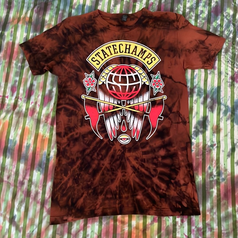 One of a kind State Champs reverse dye band tee unisex Medium